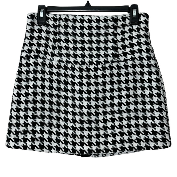 For Love and Lemons Bonnie Cropped Blazer Mini Skirt Houndstooth Suit Set Size M - Picture 12 of 16